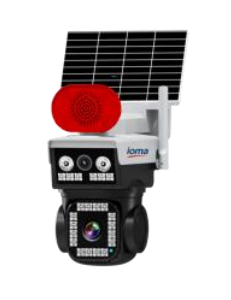 4G SOLAR 2 LENS – 1 PTZ 10X ZOOM 6 MP AOV Kamera RP22J4G